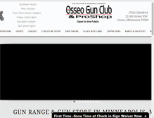 Tablet Screenshot of osseogunclub.com